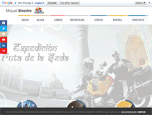 Tablet Screenshot of miquelsilvestre.com